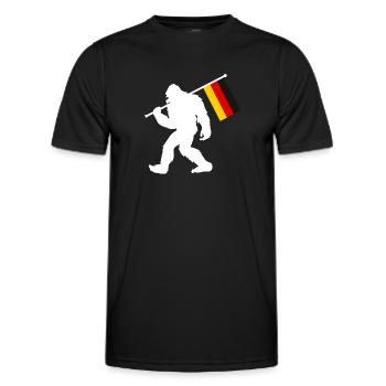 Germany - Men's Functional T-Shirt - black - Front - AI Model Male 178 dark (178cm)