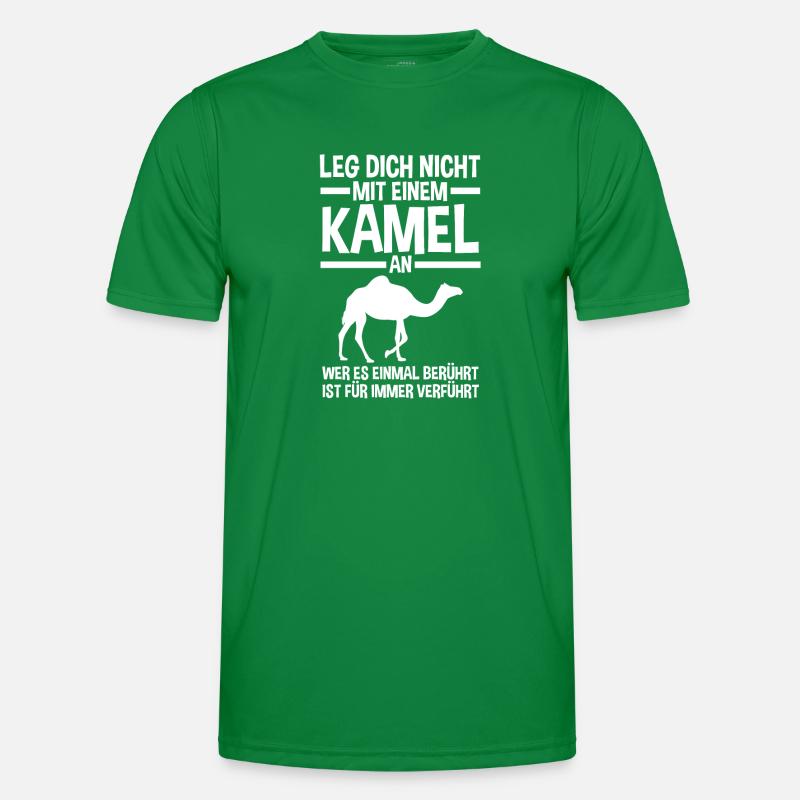 Kamel Männer Funktions-T-Shirt