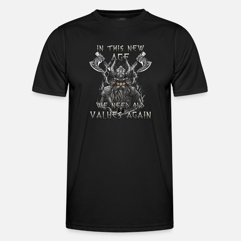 Walhalla Erbe Geschenk einer Kriegerkultur - Männer Funktions-T-Shirt - Schwarz