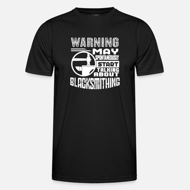 Blacksmith Talking About Blacksmith - Men's Functional T-Shirt - black