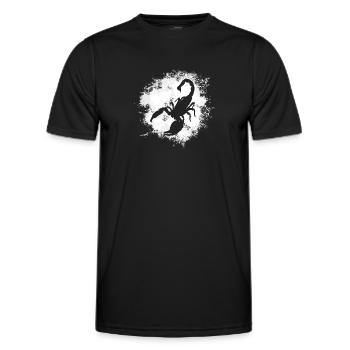Sternzeichen Krebs Symbol - Männer Funktions-T-Shirt - Schwarz - Vorne - AI Model Male 178 dark (178cm)