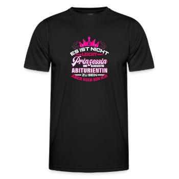 Abiturientin Abschluss Geschenk Abitur für - Männer Funktions-T-Shirt - Schwarz - Vorne - AI Model Male 178 dark (178cm)