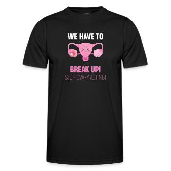 We have to call it a day! Put an end to the - Men's Functional T-Shirt - black - Front - AI Model Male 178 dark (178cm)