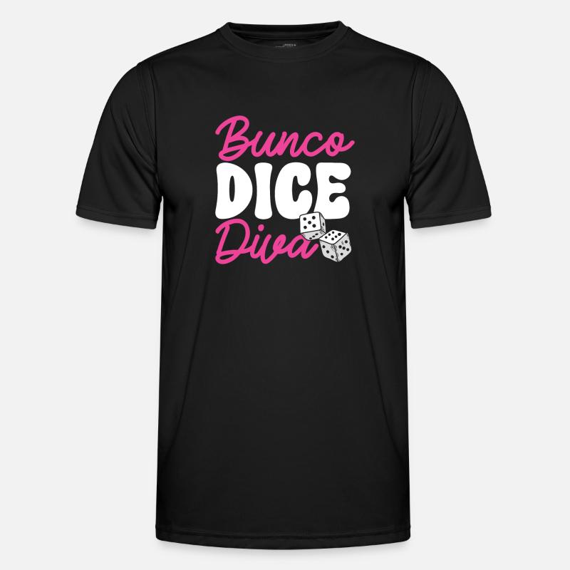Bunco Dice Game Men's Functional T-Shirt
