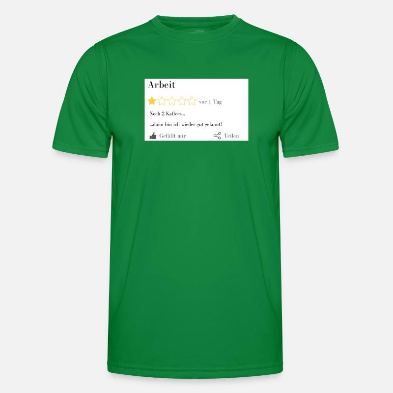 Noch 2 Kaffees Männer Funktions-T-Shirt