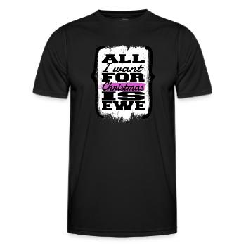 Birthday Beards Animal Christmas Present - Men's Functional T-Shirt - black - Front - AI Model Male 178 dark (178cm)