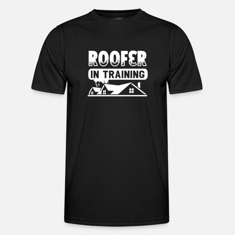 Roofer Roofer In Training - Men's Functional T-Shirt - black