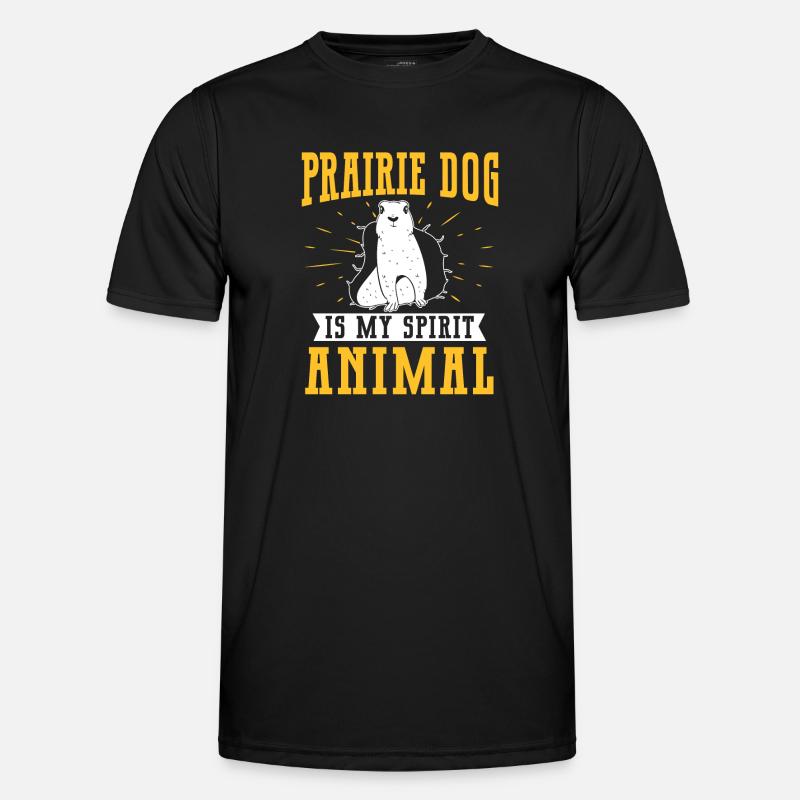 Chien de prairie T-shirt sport Homme