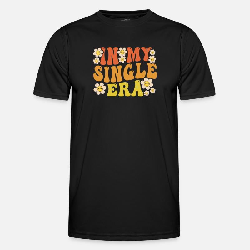 Dans mon ère de célibataire drôle de vie de célibataire T-shirt sport Homme