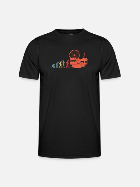 Parc d’attractions Evolution Fairground - T-shirt sport Homme - noir