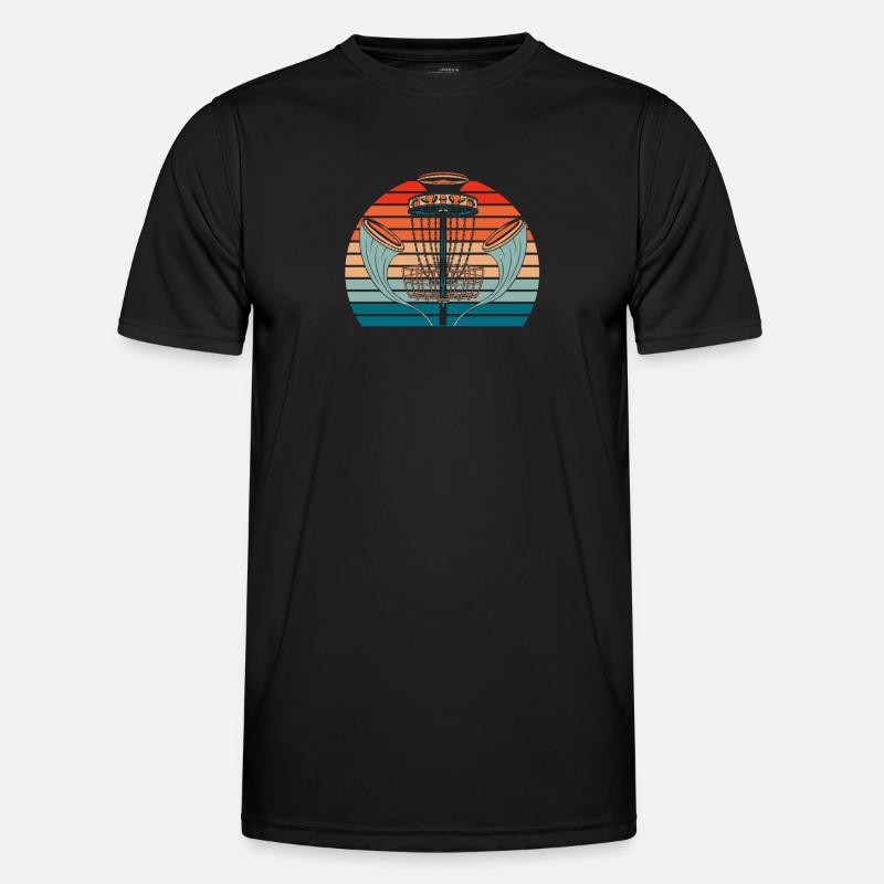 Frisbee Golf Disc Golf - Männer Funktions-T-Shirt - Schwarz