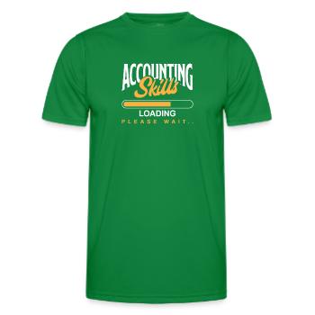 Funny Tax Advisor Accountant Gift - Men's Functional T-Shirt - kelly green - Front - AI Model Male 178 dark (178cm)
