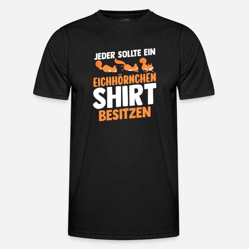 Eichhörnchen Männer Funktions-T-Shirt