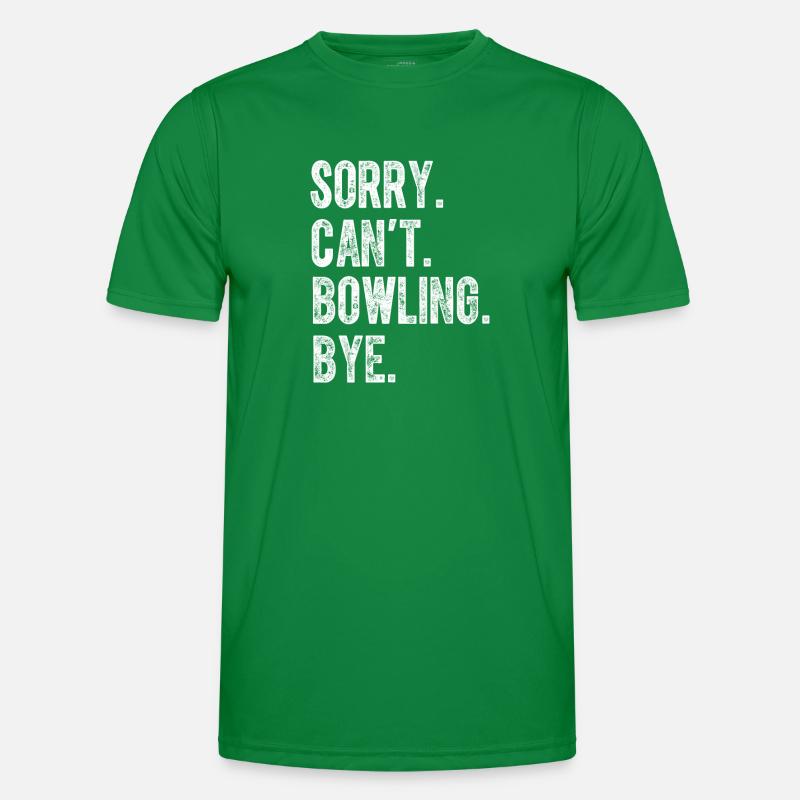 Désolé ne peut pas Bowling Bye Funny Bowling Lover Player T-shirt sport Homme