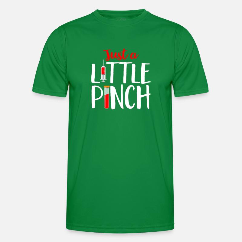 Phlebotomie Blutabnahme Blut Krankenschwester Männer Funktions-T-Shirt