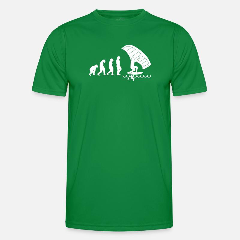 Wingfoil Surfer Wingfoiling Hydrofoil Evolution T-shirt sport Homme