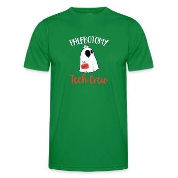 Phlebotomie Blutabnahme Blut Krankenschwester - Männer Funktions-T-Shirt - Kelly Green - Vorne - AI Model Male 178 dark (178cm)