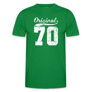 70 Original 54 Years Man Wife Birthday - Men's Functional T-Shirt - kelly green - Front - AI Model Male 178 dark (178cm)
