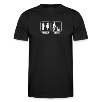 Gardener, Farmer, Landscaper, Garden Problem - Men's Functional T-Shirt - black - Front - AI Model Male 178 dark (178cm)