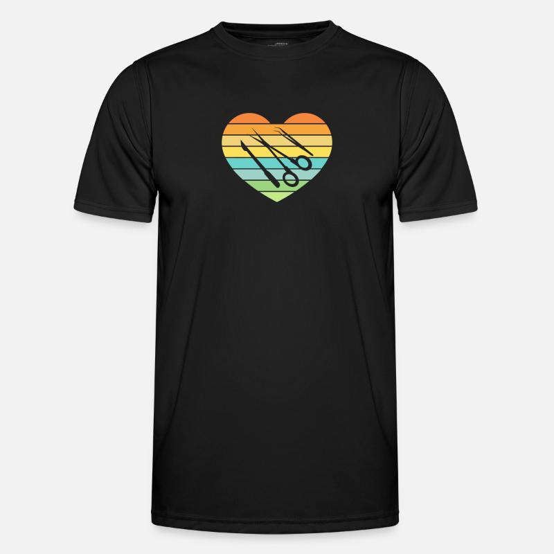 Chirurgisch-technischer Assistent Chirurg - Männer Funktions-T-Shirt - Schwarz