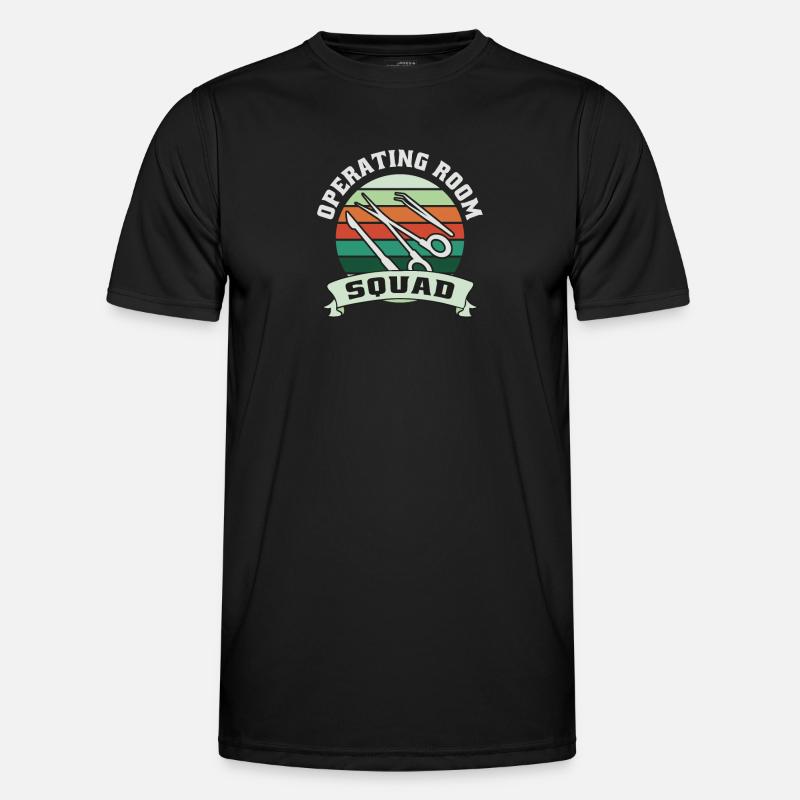 Surgical Technical Assistant Surgeon - Men's Functional T-Shirt - black