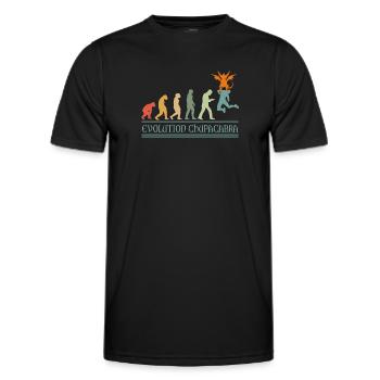 Cryptozoologist Chupacabra Creatures Vintage - Men's Functional T-Shirt - black - Front - AI Model Male 178 dark (178cm)
