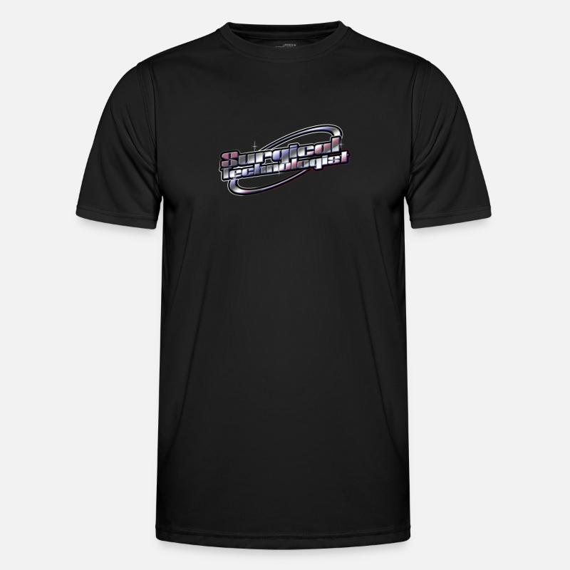 Chirurgisch-technischer Assistent Chirurg - Männer Funktions-T-Shirt - Schwarz