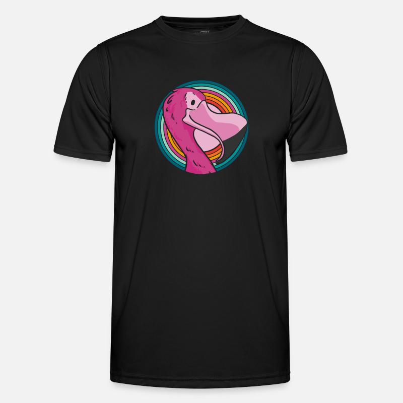 Flamingo - Men's Functional T-Shirt - black