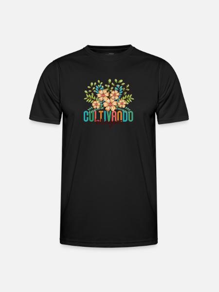 Cultivando Bilingües Spanish Teacher Apparel - Men's Functional T-Shirt - black