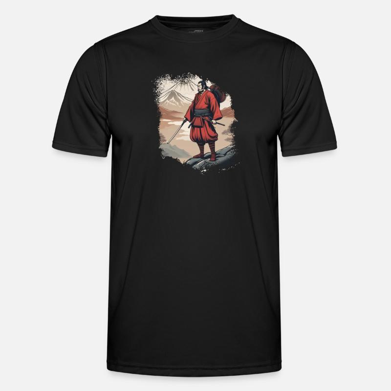 Japanese Samurai - Men's Functional T-Shirt - black