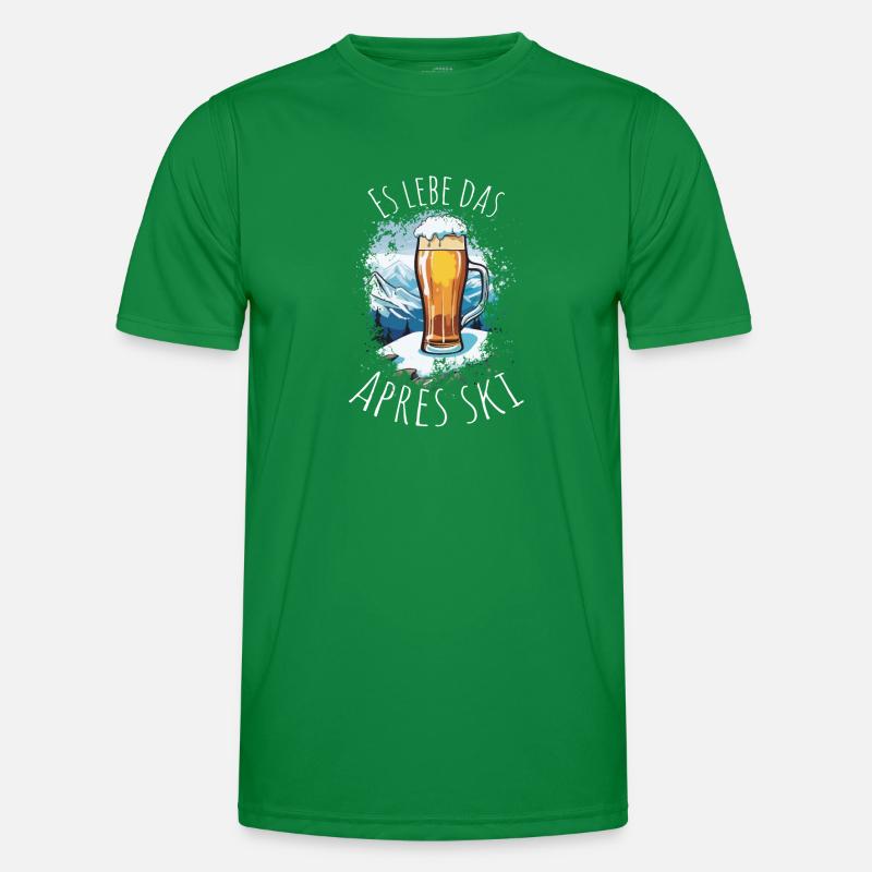 Vive le plaisir de la cabane - après-ski T-shirt sport Homme