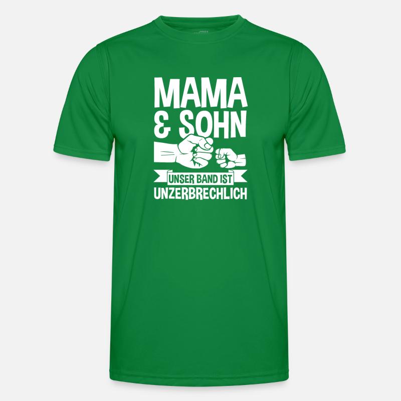 Mutter Muttertag Mama und Sohn Männer Funktions-T-Shirt