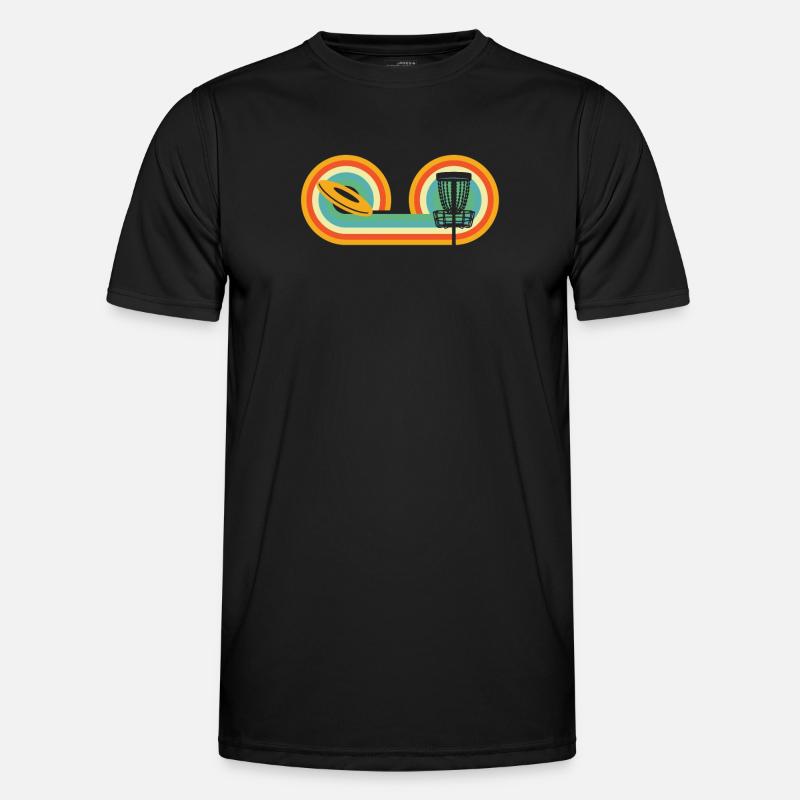 Frisbee Golf Disc Golf - Men's Functional T-Shirt - black