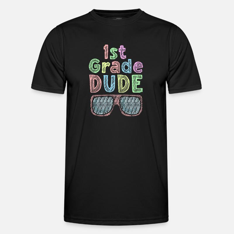 Kindergärtnerin Lustige Studentin 1. Abschluss - Männer Funktions-T-Shirt - Schwarz