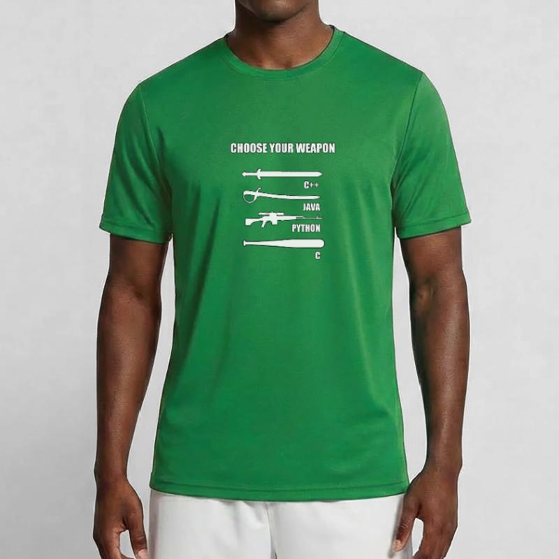 Funny developer IT theme for computer scientist Men's Functional T-Shirt