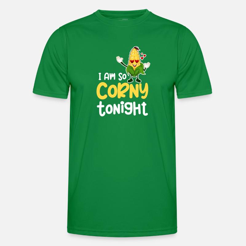 I'm so cheesy tonight. corn puns, Men's Functional T-Shirt