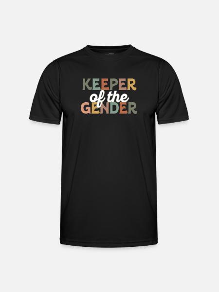 Keeper Of The Gender - Men's Functional T-Shirt - black