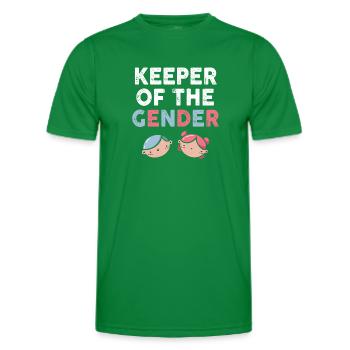 Hüter des Geschlechts - Männer Funktions-T-Shirt - Kelly Green - Vorne - AI Model Male 178 dark (178cm)