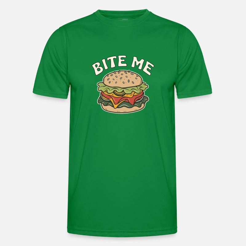 BURGER BITE ME Men's Functional T-Shirt