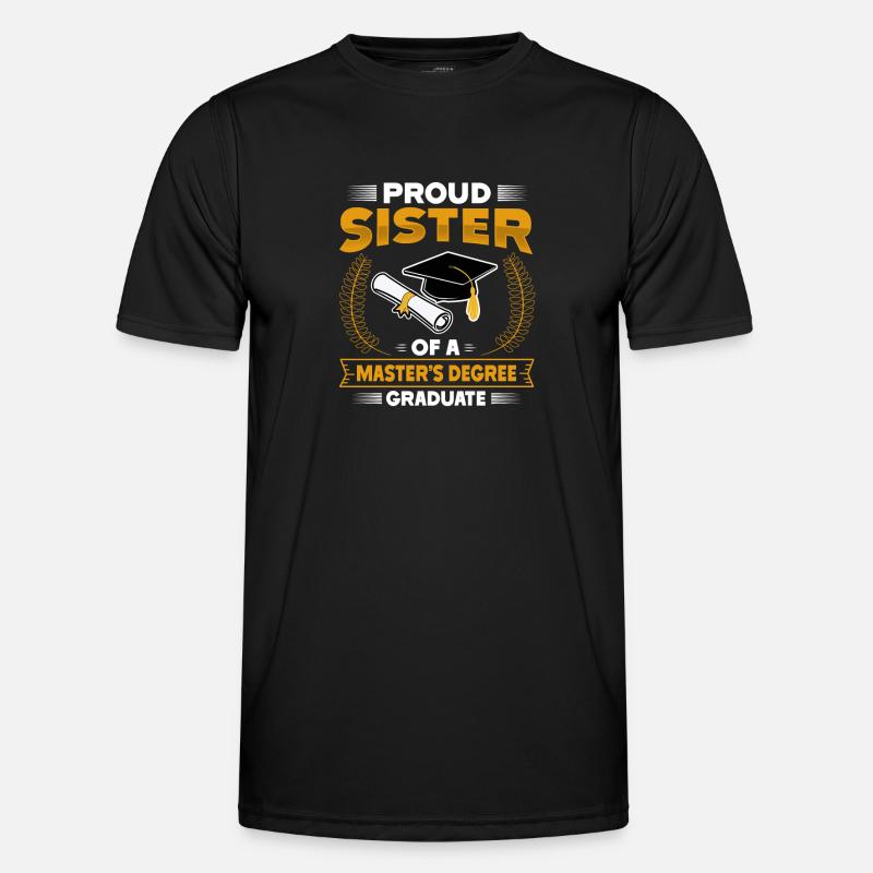 Master's Degree Studies Master's Degree - Men's Functional T-Shirt - black