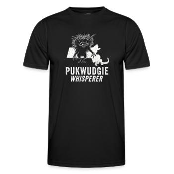 Pukwudgie Kryptide Folklore Mythen - Männer Funktions-T-Shirt - Schwarz - Vorne - AI Model Male 178 dark (178cm)