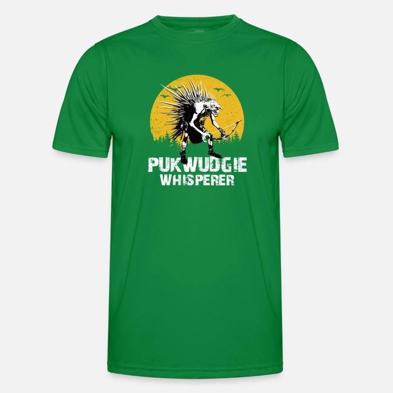 Pukwudgie Kryptide Folklore Mythen Männer Funktions-T-Shirt
