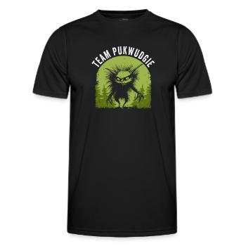 Pukwudgie Cryptid Folklore Myths - Men's Functional T-Shirt - black - Front - AI Model Male 178 dark (178cm)