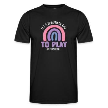 Physiotherapie Kinderphysiotherapeutin - Männer Funktions-T-Shirt - Schwarz - Vorne - AI Model Male 178 dark (178cm)