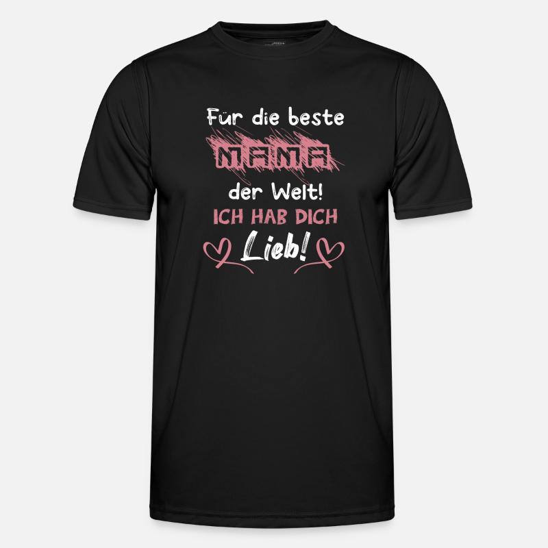 Beste Mama Männer Funktions-T-Shirt