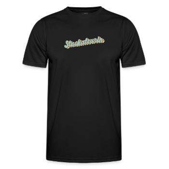 Drywall Graduation Gift Plasterer - Men's Functional T-Shirt - black - Front - AI Model Male 178 dark (178cm)