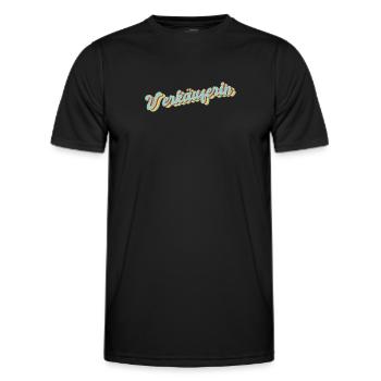 Détaillant Fermer Vendeuse de cadeaux - T-shirt sport Homme - noir - Devant - AI Model Male 178 dark (178cm)