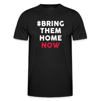 Bring Them Home Now Vintage - Men's Functional T-Shirt - black - Front - AI Model Male 178 dark (178cm)
