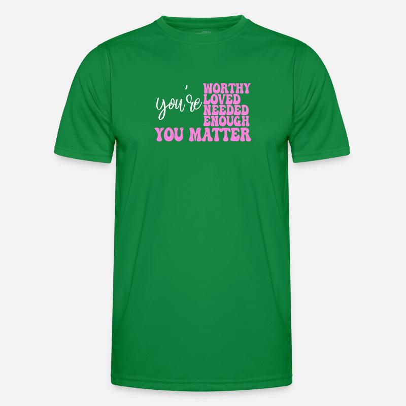 Depression and Bipolar Awareness: Men's Functional T-Shirt