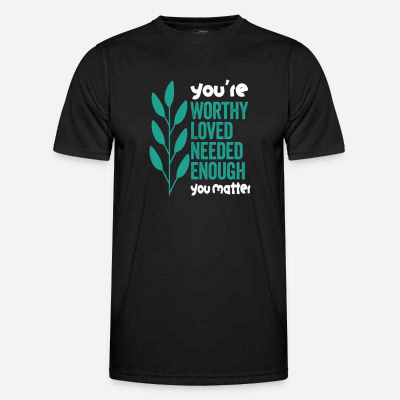 Depression and Bipolar Awareness: Men's Functional T-Shirt